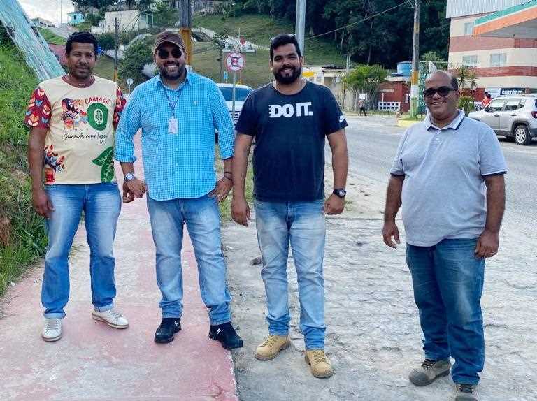 Camacã: Equipe de Engenharia visita Camacã para fazer mediação da construção de Ciclovia
